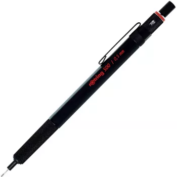 Ołówek automatyczny rOtring 500 0,5 mm czarny w pudełku prezentowym