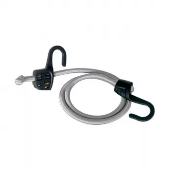 Master Lock 3138EURDAT Regulowana blokada linkowa, 1,5 m, 86 kg, szary, 1 szt.