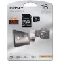 PNY Technologies HP High Performance MicroSDHC Card 16GB Class 10 U1 z adapterem SD