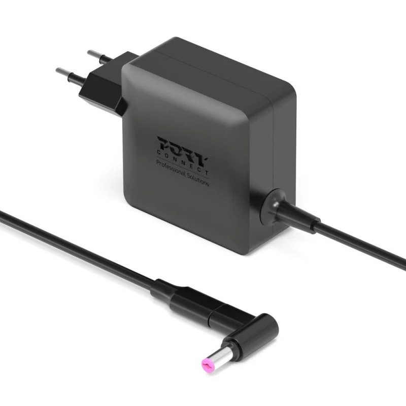 PORT Designs GaN 65W USB-C Power Supply - Universal Wall Charger - EU Plug - Black