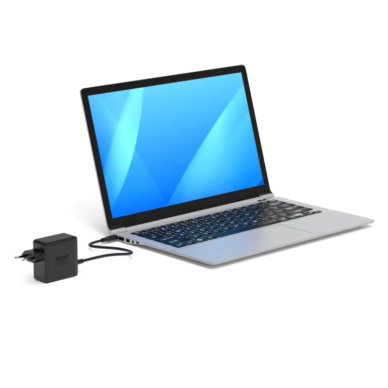 Zasilacz sieciowy PORT Designs GaN 65W USB-C z wtyczką EU