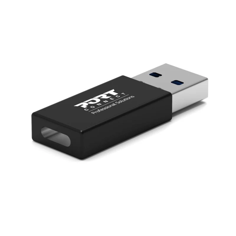 PORT Designs USB-A na USB-C Konwerter - Adapter USB 2.0 - Czarny