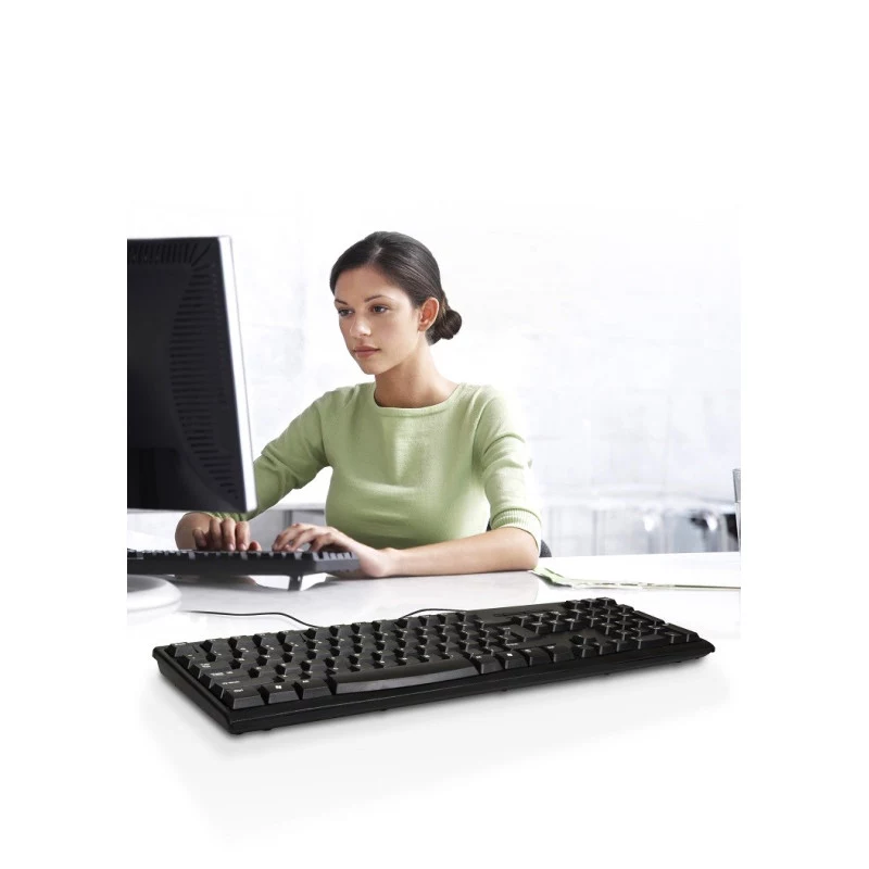 PORT Designs PORT OFFICE Keyboard - USB - AZERTY - French Layout - Czarny