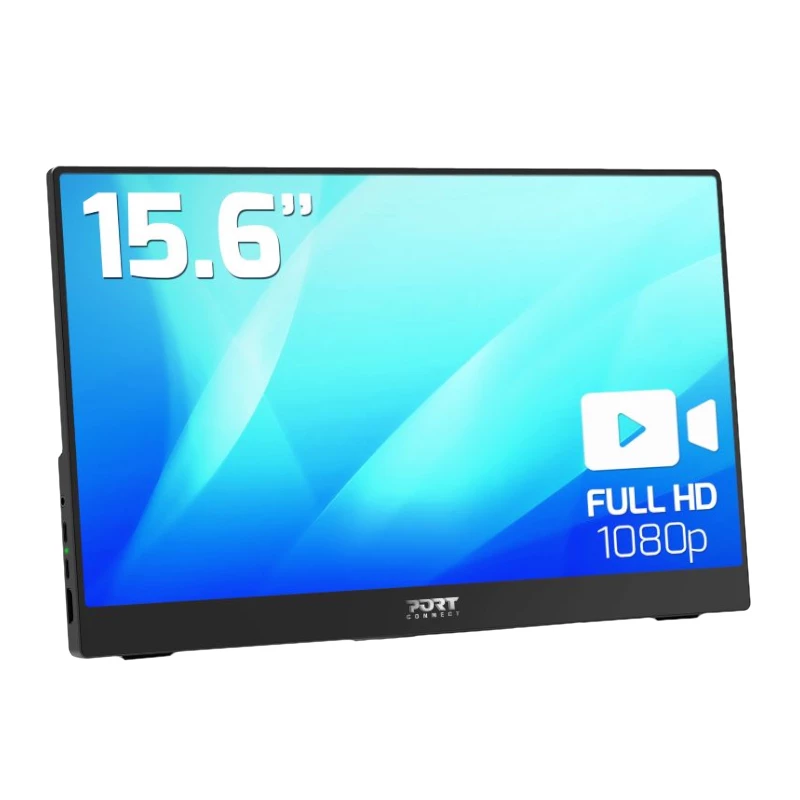 PORT Designs PORT Connect 15.6 inch Przenośny Monitor IPS - Full HD 1920x1080 - USB-C i Mini HDMI
