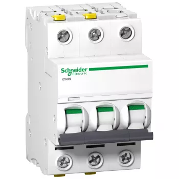 APC Schneider Electric A9F04340 Wyłącznik nadprądowy 3P 40A Charakterystyka C 10kA DIN Rail IP20
