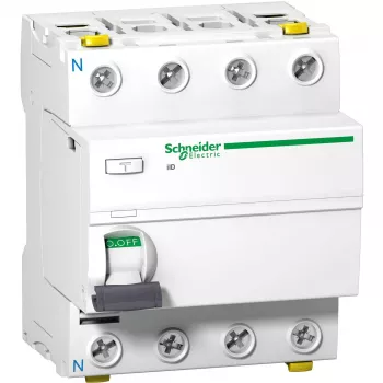 APC Schneider Electric A9Z21463 Wyłącznik różnicowoprądowy RCCB Typ A 4P 63A 30mA 380-415V AC IP20