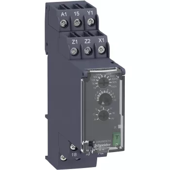 APC RE22R1MYMR Przekaźnik czasowy wielofunkcyjny, 0,05 s - 300 h, 24-240 V AC/DC, 1 przełączny, 8 A, szyna DIN