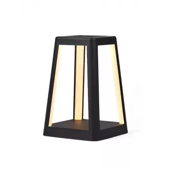 LEXON Lampa LED Lampion z Ładowarką Bezprzewodową Czarny LH94N