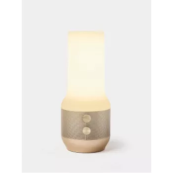LEXON Terrace+ 3-w-1 Lampa LED, Głośnik Bluetooth, Power Bank 2000 mAh, Złoty LA134D