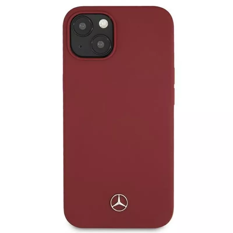 Mercedes-Benz MEHCP13SSILRE iPhone 13 mini 5,4 inch Czerwone etui Hardcase Silicone Line