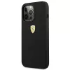 Ferrari FESSIHCP13LBK Silikonowe etui typu hard case na iPhone 13 Pro / 13, czarne