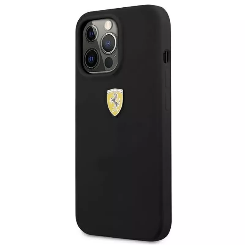 Ferrari FESSI Hard Case Silicone for iPhone 13 Pro Max 6,7 inch Black