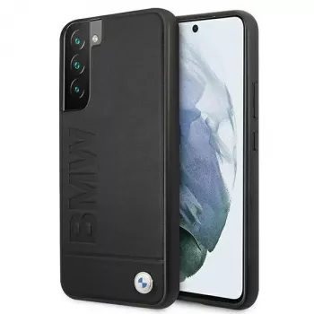 BMW Hardcase do Samsung Galaxy S22+ Czarny z nadrukiem logo Signature