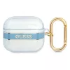 Guess GUA3HHTSB Strap Collection etui ochronne do Apple AirPods 3. generacji - niebieskie