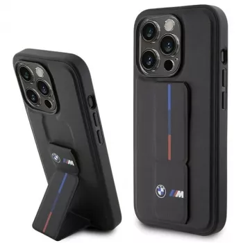 BMW Hardcase Grip Hot Stamp do iPhone 15 Pro 6,1 inch Czarny