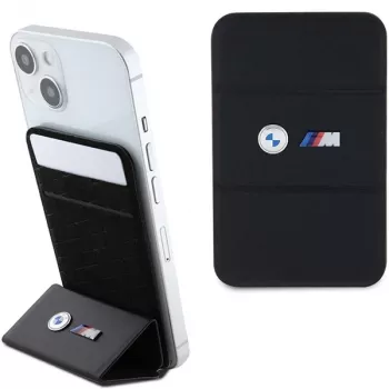 BMW M Edition MagSafe Wallet Card Slot Stand Black