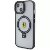 Ferrari FEHMP15SUSCAH iPhone 15 / 14 / 13 6.1 Transparent Hard Case Ring Stand 2023 Collection MagSafe