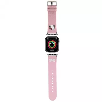 Hello Kitty HKAWMPGKHP Silikonowy pasek do Apple Watch 38/40/41mm Różowy
