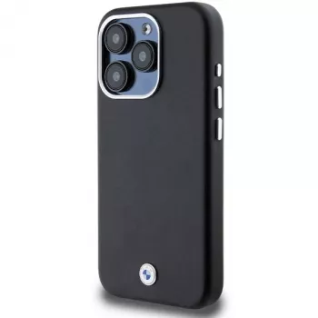 BMW Signature Wrapped Metal MagSafe Case do Apple iPhone 15 Pro 6,1 inch Czarny