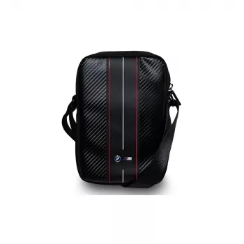 Etui na tablet BMW M Collection Carbon Red Stripes na tablety 10 cali, czarne
