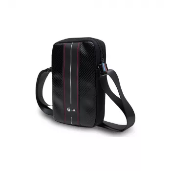 Etui na tablet BMW M Collection Carbon Red Stripes na tablety 10 cali, czarne
