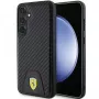 Ferrari FEHCS24MN3PUK Hard Case do Samsung Galaxy S24+ (SM-S926) - Spód z włókna węglowego i przeszyciami - Czarny