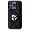 DKNY DKHCP15LPQDSLK Quilted Stack Logo Back Cover do Apple iPhone 15 Pro 6.1 Czarny
