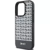 DKNY DKHMP15XPSOSPK Hardcase Skórzany Wzorzysty Metalowe Logo MagSafe do iPhone 15 Pro Max 6.7 Czarny