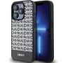 DKNY DKHMP15XPSOSPK Hardcase Skórzany Wzorzysty Metalowe Logo MagSafe do iPhone 15 Pro Max 6.7 Czarny