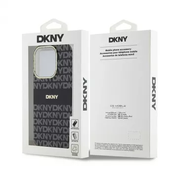 DKNY DKHMP14XHRHSEK Hardcase IML Mono & Stripe MagSafe do iPhone 14 Pro Max 6.7 Czarny