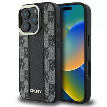 DKNY DKHMP16XPCPVSLK Hard Case Checkered Pattern MagSafe do iPhone 16 Pro Max 6.9 Czarny