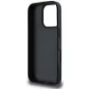DKNY DKHCP16LPCPTSSK Hard Case do Apple iPhone 16 Pro 6,3 cala czarny wzór w kratkę i nadrukowane paski