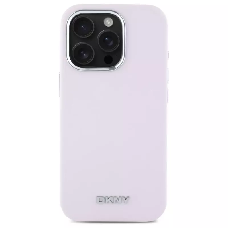DKNY DKHMP16LSMCHLP Hardcase Liquid Silicone MagSafe do iPhone 16 Pro 6,3 cala Różowy
