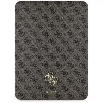 Guess GUFC13RM24PS4SGW iPad Air 13 M2 2024 / M3 2025 / M4 2026 Brązowe Magnetyczne Etui Folio 4G Big Logo