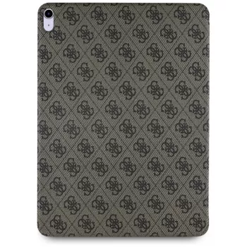 Guess GUFC13RM24PS4SGW iPad Air 13 M2 2024 / M3 2025 / M4 2026 Brązowe Magnetyczne Etui Folio 4G Big Logo
