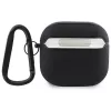 Mercedes-Benz MEA4CSLBK Etui AirPods 4 Czarna Skóra Metalowe Logo
