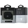 Mercedes-Benz MEA4CSLBK Etui AirPods 4 Czarna Skóra Metalowe Logo