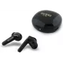 Guess Flat Classic Logo Electroplated TWS Earbuds z etui ładującym (czarny)