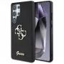Guess Fixed Glitter Big 4G Metal Logo Case do Samsung Galaxy S25 Ultra (Czarny)