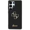 Guess Fixed Glitter Big 4G Metal Logo Case do Samsung Galaxy S25 Ultra (Czarny)