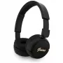 Guess Metal Logo Script Bezprzewodowe Słuchawki Nauszne Bluetooth 5.3, Czarny