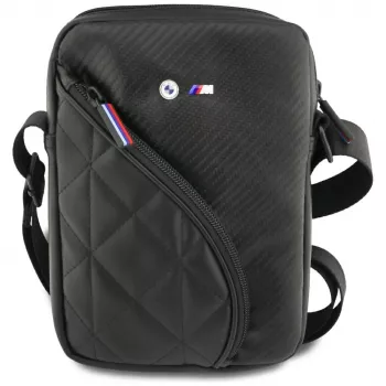 Etui na smartfon BMW Carbon Pockets & Metal Logo 8 Czarny