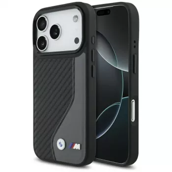 Etui BMW M Carbon Logo MagSafe na iPhone 17 Pro Antracyt