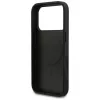Guess Grained Ring MagSafe Case do iPhone 17 Pro Max (Czarny)
