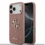 Guess Fixed Glitter Big 4G Case do iPhone 17 Pro Max (Różowy)