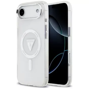 Guess IML Gradient Triangle Logo MagSafe Case do iPhone Air Transparent