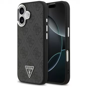 Etui MagSafe Guess 4G Triangle Logo dla iPhone 17 - czarny