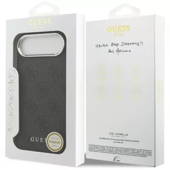 Guess 4G Classic Logo MagSafe Case do iPhone Air, Czarny