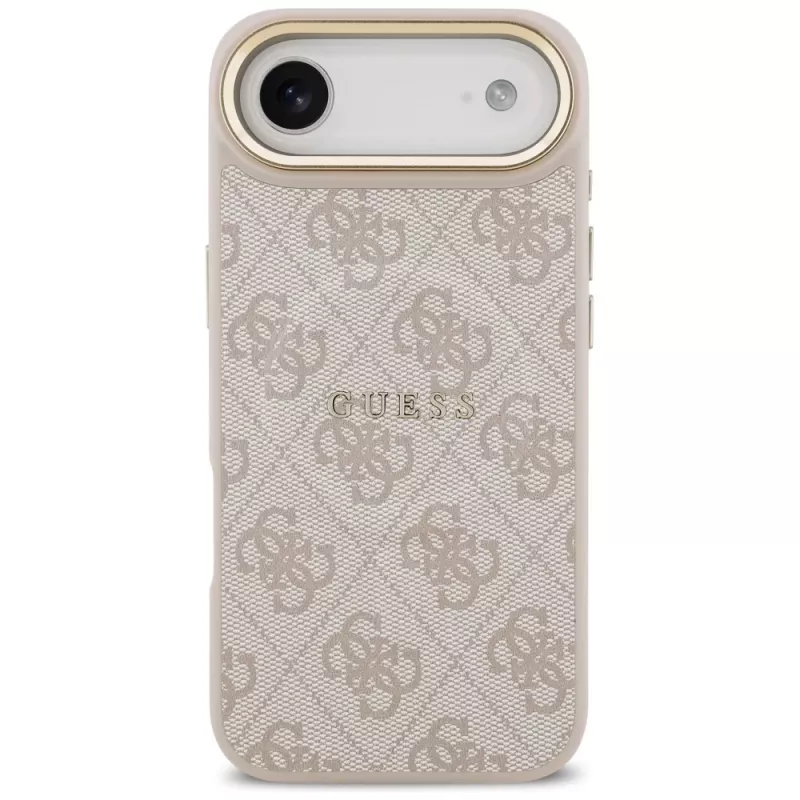 Guess 4G PU Classic Logo MagSafe Case do iPhone Air Różowy