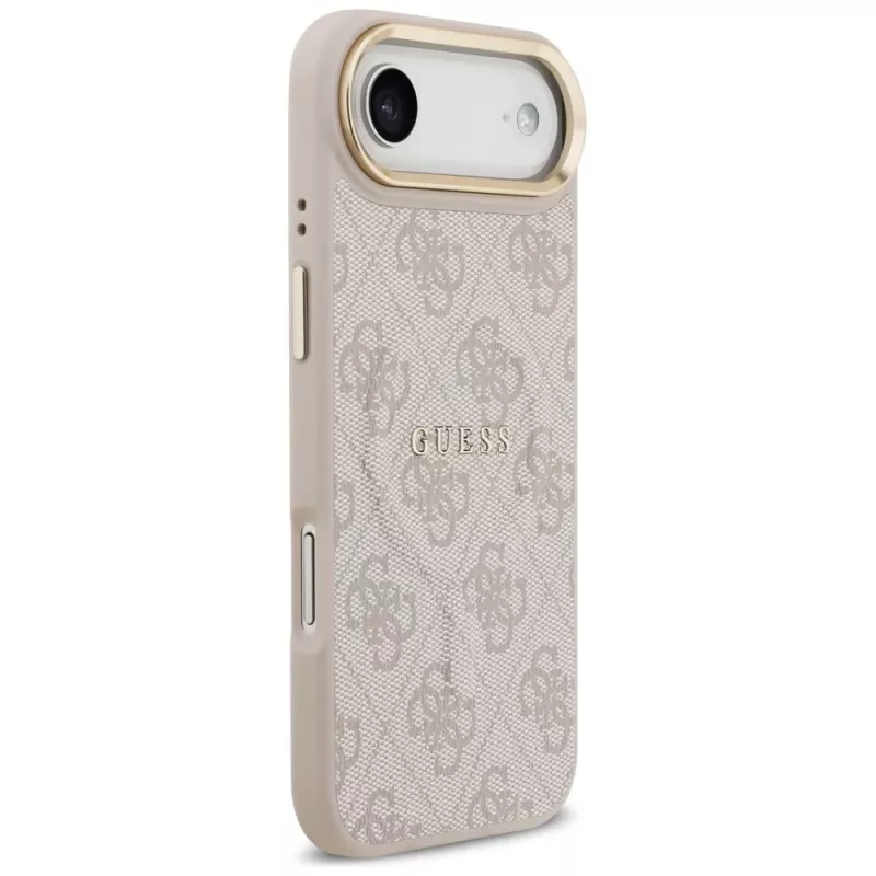 Guess 4G PU Classic Logo MagSafe Case do iPhone Air Różowy